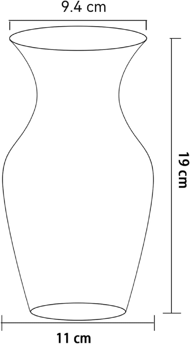 Vase for Flowers Small Glass Vases for Home Decor Table Centerpieces Living Room Bedroom Bookshelf Kitchen Modern Office Wedding Decoration Vintage Flower Vases Red White