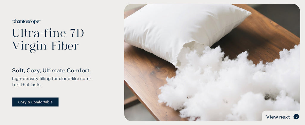 Phantoscope 100% Virgin Fiber Pillow Inserts, Premium Microfine Fiber Square Hypoallergenic Throw Pillow Inserts for Bedroom, Study, Chair 18x18 inches Pack of 4